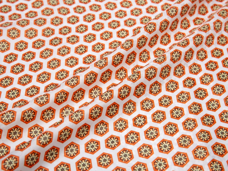 Polyester-Viscose Jakar Baskılı Astar Kumaşı