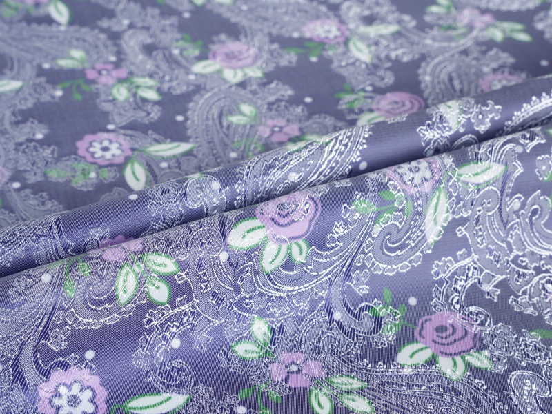 Polyester-Viscose Jakar Baskılı Astar Kumaşı