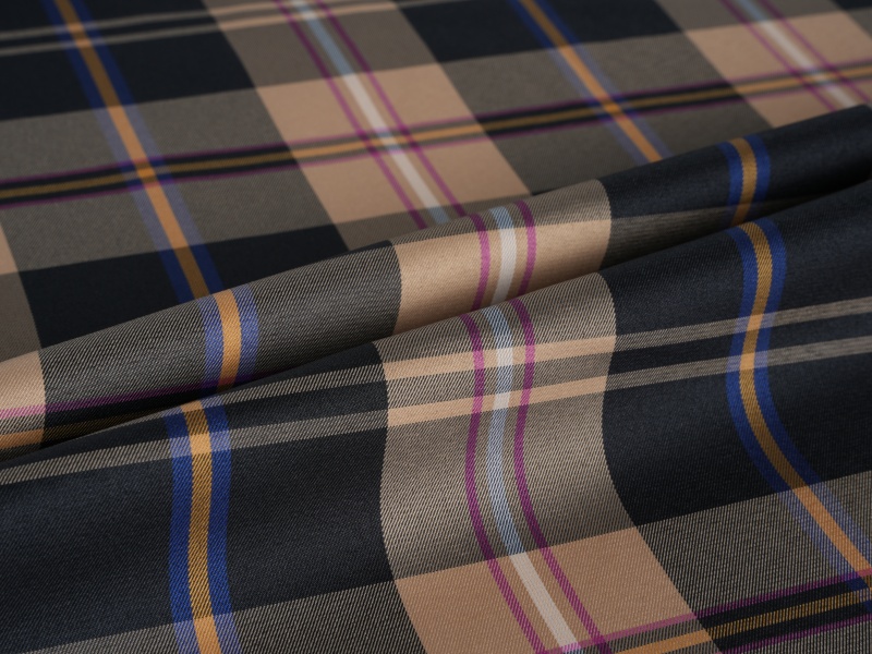 Polyester iplik boyalı kol astar kumaş